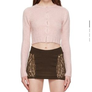 Danielle guizio mohair cardigan